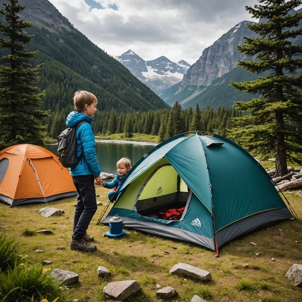 Quels sont les meilleurs conseils pour camper en zone de haute montagne avec des enfants?