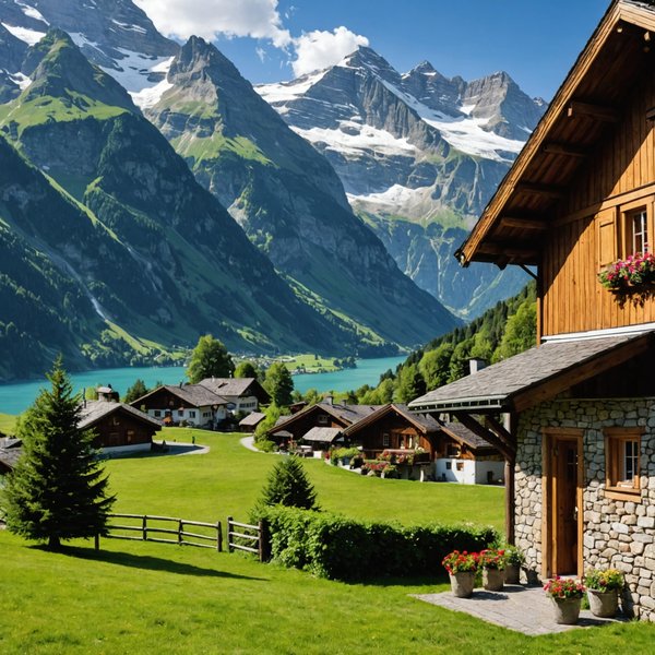 Quels chalets en Suisse offrent des cours de cuisine locale et des randonnées alpines?